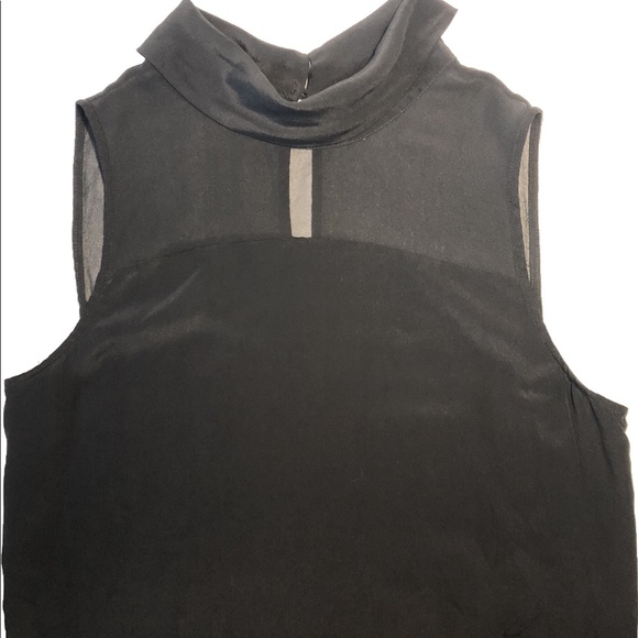 Joie Savory Silk Sarie Tunic Pockets Dress Caviar - Picture 8 of 8